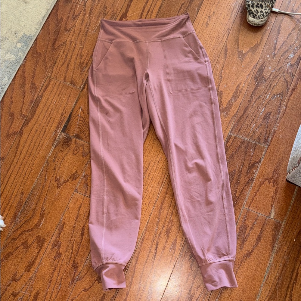 Lululemon Like New taupe size 4 womens Mauve Jogger Pants